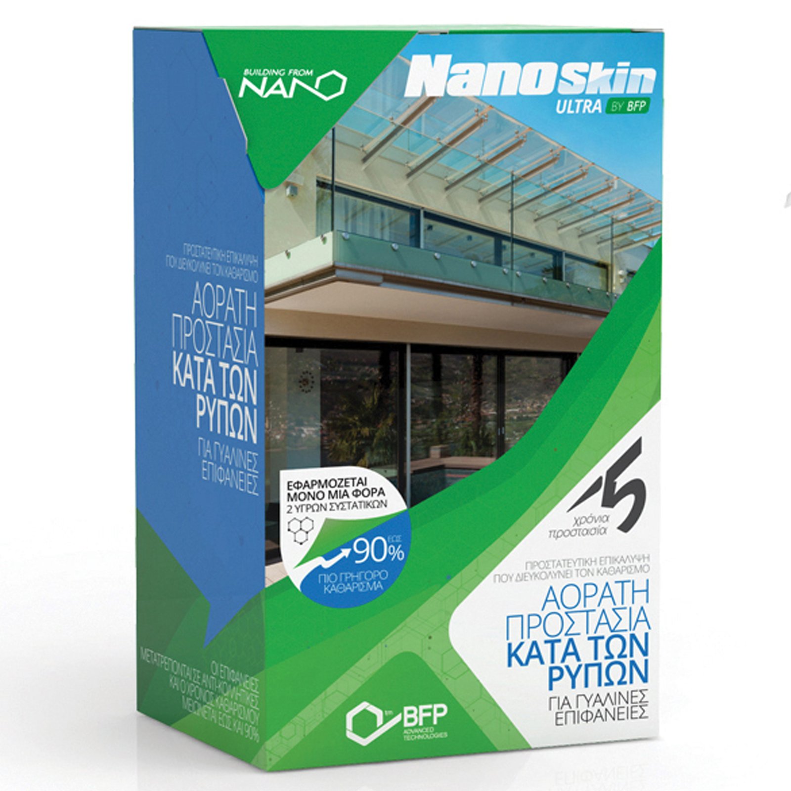 NanoSkin ULTRA για γυάλινες επιφάνειες