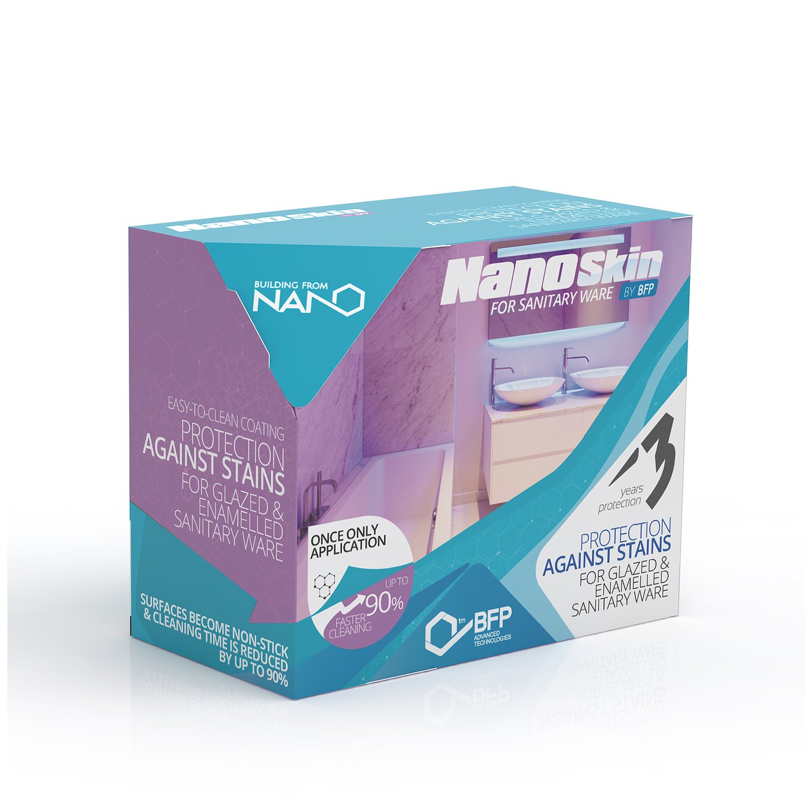 NanoSkin for sanitary ware